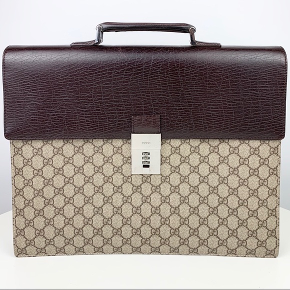 used gucci briefcase